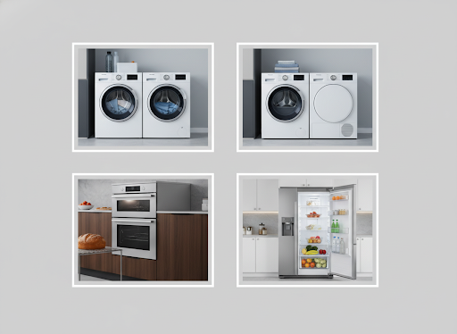 Various home appliances grid